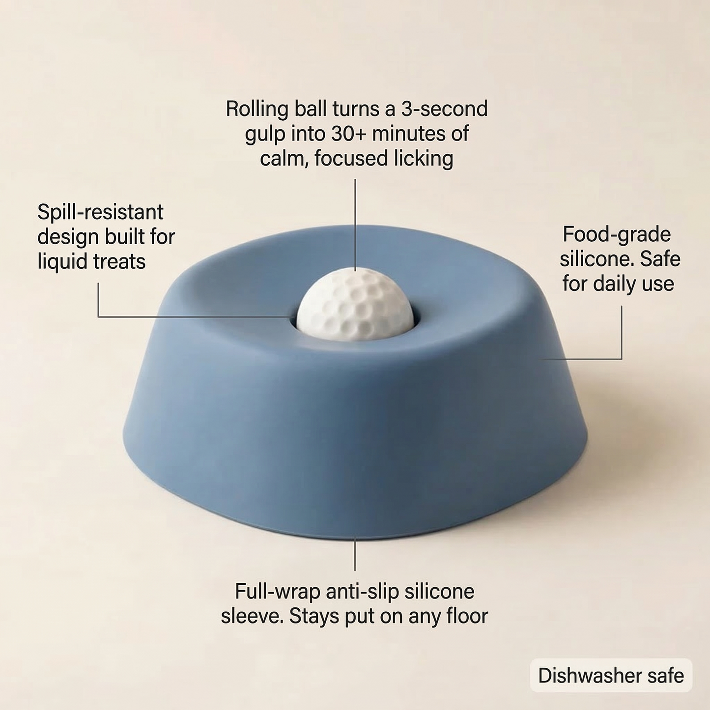 Slow Lick Enrichment Bowl